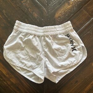 Hurley Women's Athletic White Shorts